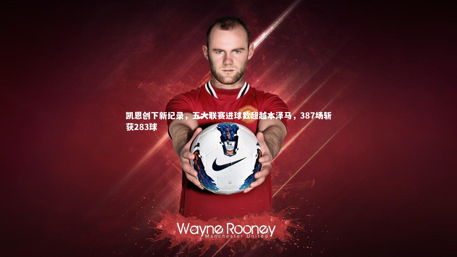 凯恩创下新纪录,五大联赛进球数超越本泽马,387场斩获283球
